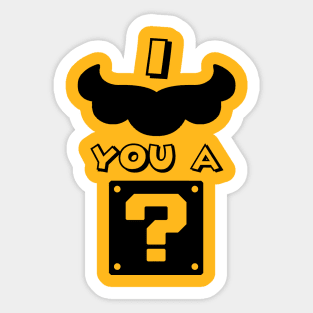 i mustache you a question Sticker